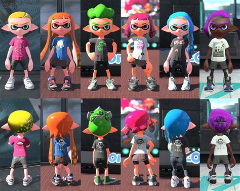 splatoon 2 outfits list